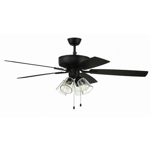 Craftmade  52" Pro Plus 104 Ceiling Fan - 52 Flat Black