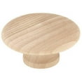 thumbnail image 1 of P10515C-BIR-C5 2 x 0.75 in. Round Wood Knob, 1 of 1