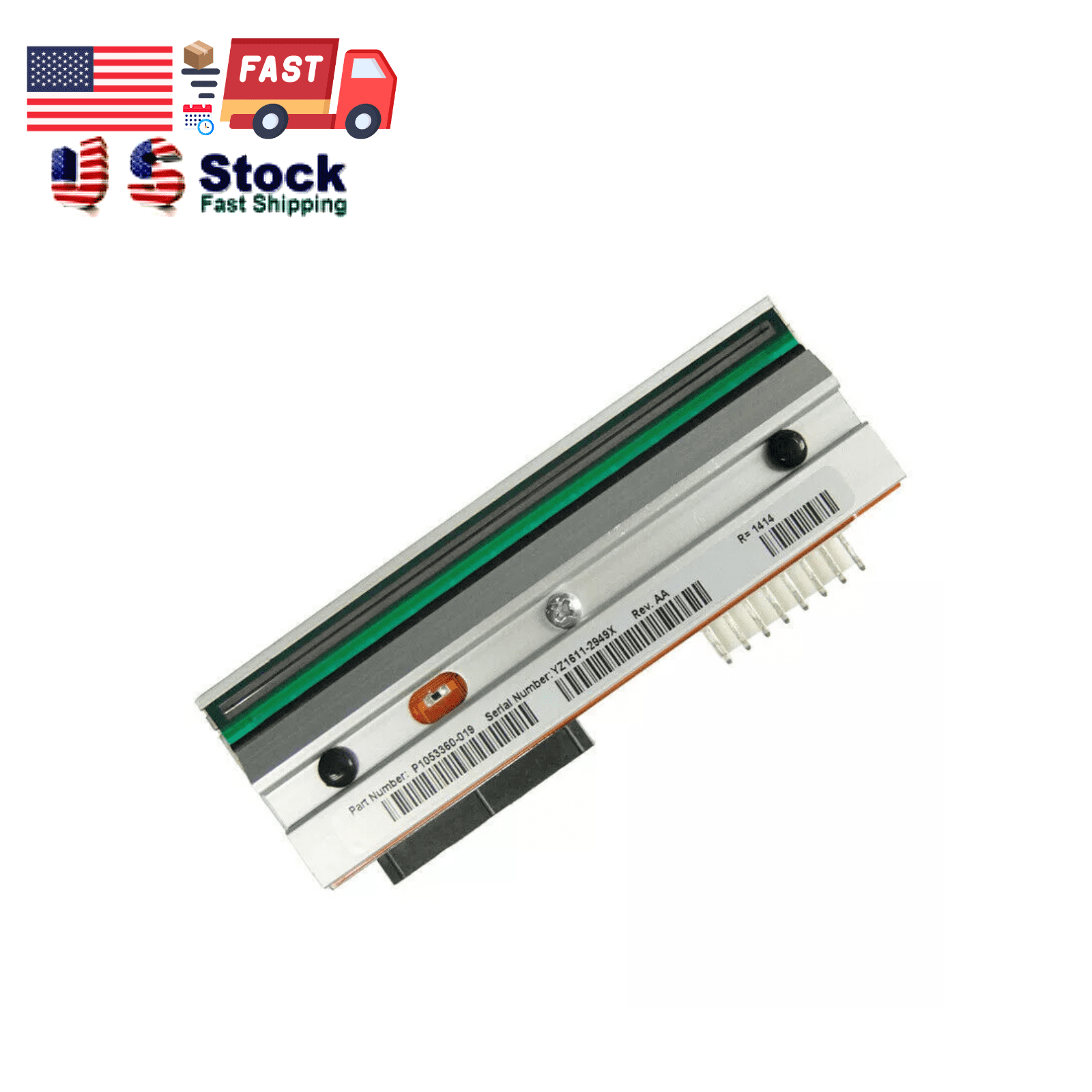 P1053360-019 New Printhead for Zebra 105SL Plus Thermal Label Printer ...