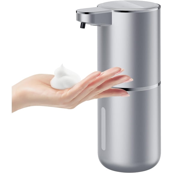 P11 Premium Space Gray Automatic Foaming Hand Soap Dispenser Touchless, Rechargeable Foam for Bathroom and Kitchen
