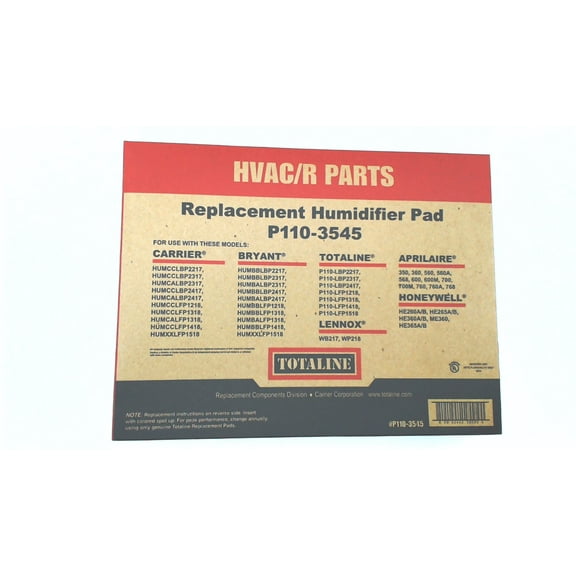 P110-3545 Carrier 13"X10"X1 3/4" Humidifier Pad OEM P110-3545