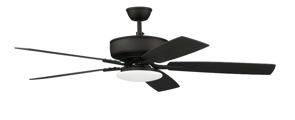 Espresso 52'' Ceiling Fan with LED Light and Reversible Blades