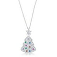thumbnail image 1 of P11457R-V01 Christmas Tree Drop Necklace, Multi-Color, 1 of 1