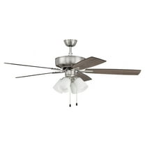 P114BNK5-52DWGWN Craftmade Lighting Pro Plus 114 Series - 52 Inch 5 Blade Ceiling Fan with Light Kit