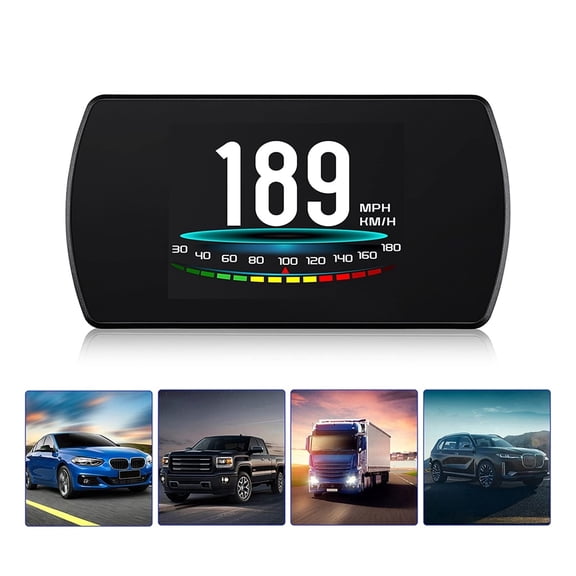 P12 5.8 TFT OBD Hud Head Up Display Digital Car Speed Projector On-Board Computer OBD2 Speedometer Windshield Projetor