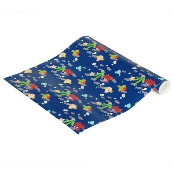 P1229-Roll Cute Oncean World - Self-Adhesive Wallpaper Home Decor Roll Multicolor