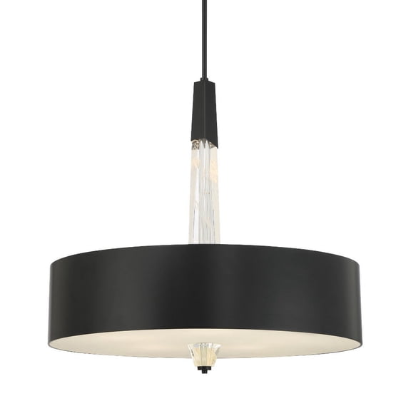 P1285-66A-L-George Kovacs Lighting-Drifting Droplets - 5 Light Pendant-28.13 Inches Tall-Coal Finish