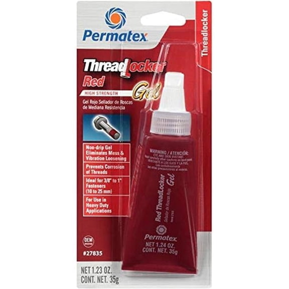 P13 -27835 35 g High Strength Threadlocker - Red