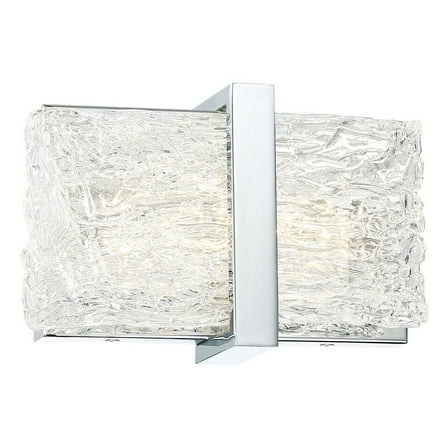 P1381-077-L-George Kovacs Lighting-Forest Ice II - 8 Inch 7W 1 LED Bath Vanity