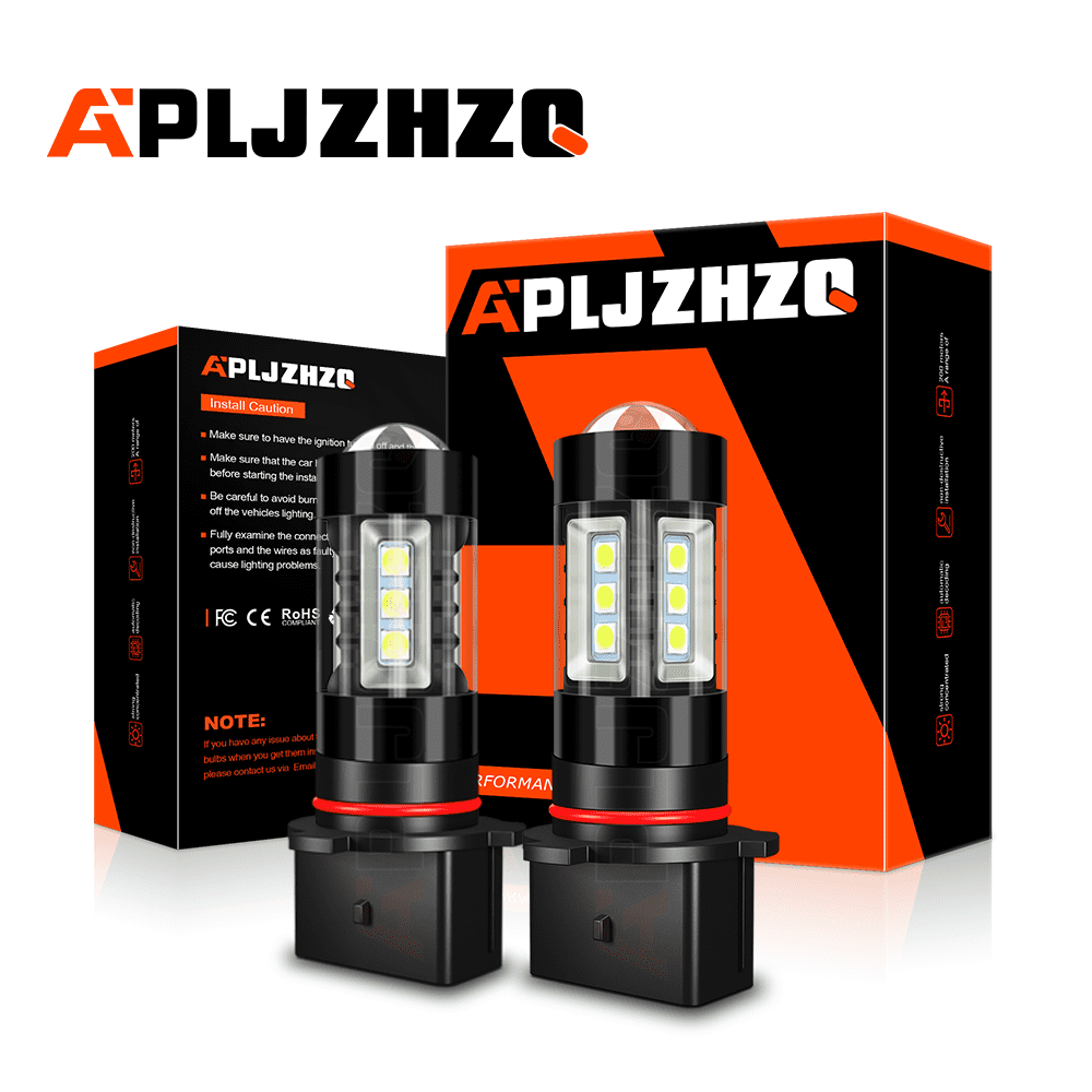P13W White LED Replace Front Fog Light Bulbs Fit for 2015-2020 GMC Yukon XL Suburban