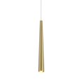 thumbnail image 1 of P1458-695-L-George Kovacs Lighting-Stretch - 4W 1 LED Mini Pendant-10 Inches Tall and 5 Inches Wide-Soft Brass Finish, 1 of 7