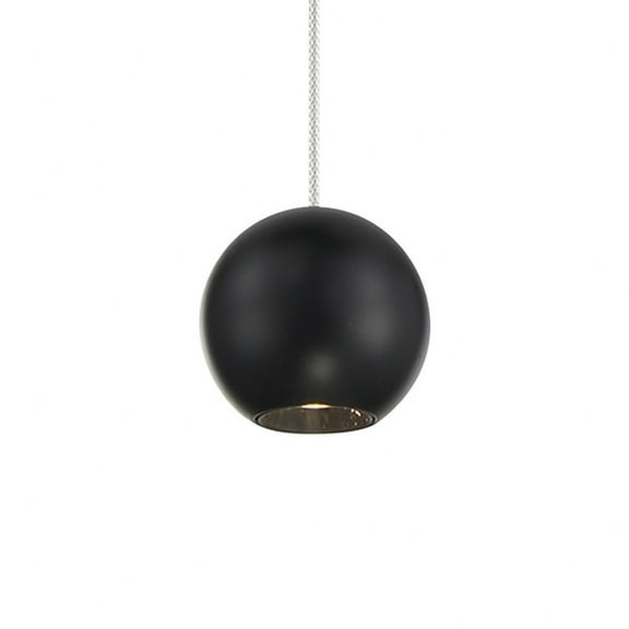 P1460-66A-L-George Kovacs Lighting-Itty - 4W 1 LED Mini Pendant-1.75 Inches Tall and 5 Inches Wide-Coal Finish