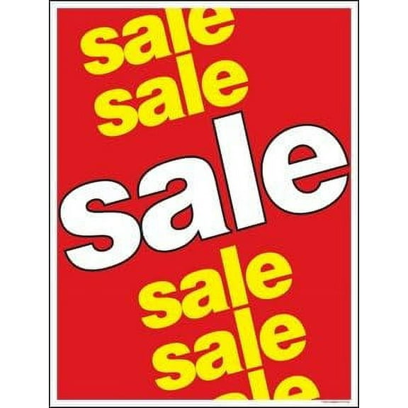 P15215 Sale Window Sale Sign Posters Retail Business Store Signs (P15-22" x 28") Furniture Flooring Mattress Wholesale Indoor Signage