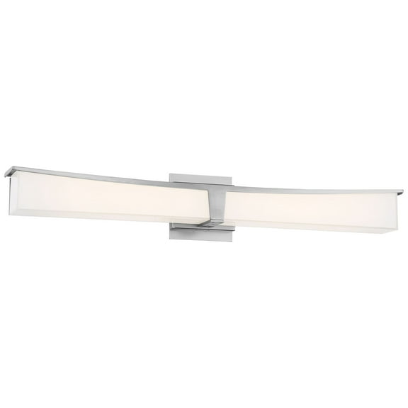 P1534-084-L-George Kovacs Lighting-Plane - LED Light Bath Vanity-Brushed Nickel Finish