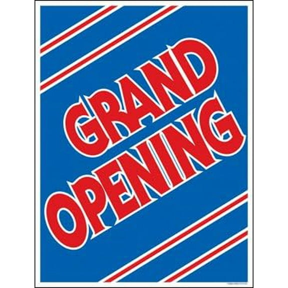 P15GND Grand Opening Window Sale Sign Posters Retail Business Store Signs (P15-22" x 28") Furniture Flooring Mattress Wholesale Indoor Signage