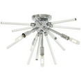 thumbnail image 1 of P1799-077-George Kovacs Lighting-Spiked - Four Light Flush Mount-Chrome Finish, 1 of 2