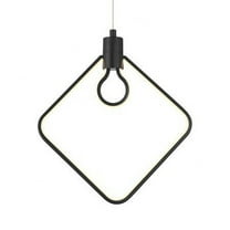 P1904-66A-L-George Kovacs Lighting-Edison'S Outline - 16W 1 LED Pendant-13 Inches Tall and 11.5 Inches Wide