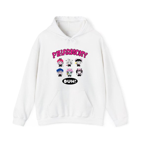 P1Harmony Merch DUN Cartoon illustration Hoodie Fashion Unisex Men Women Long Sleeve Pullover Tops