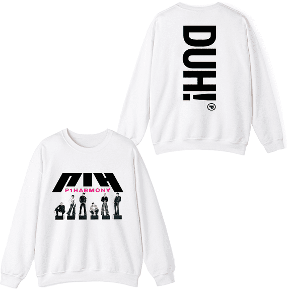 P1Harmony Merch Photos Crewneck Sweatshirt Fashion Unisex Men Women Long Sleeve