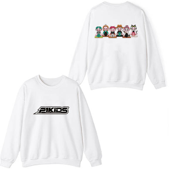 P1Harmony Merch Pikids Crewneck Sweatshirt Fashion Unisex Men Women Long Sleeve