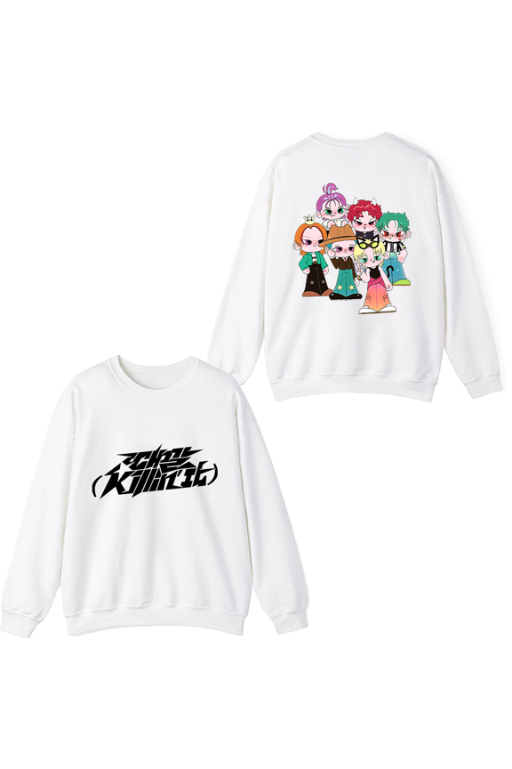P1Harmony Merch Pikids Logo Crewneck Sweatshirt Fashion Unisex Men Women Long Sleeve