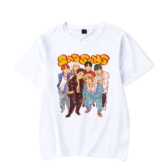 P1Harmony Merch Sad Song Graphic Cute Tee Fashion Unisex Duh Album Tour Short Sleeve Tour Shirt Cool T-Shirt