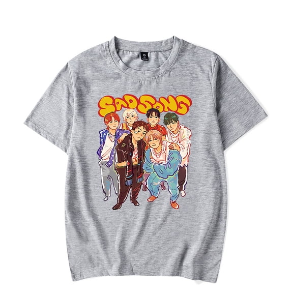 P1Harmony Merch Sad Song Graphic Cute Tee Fashion Unisex Duh Album Tour Short Sleeve Tour Shirt Cool T-Shirt