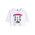 thumbnail image 1 of P1Harmony Merch Tour illustration Crop Top T-shirt Women Girl Team Cartoon Short Sleeve, 1 of 2