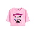 thumbnail image 1 of P1Harmony Merch Tour illustration Crop Top T-shirt Women Girl Team Cartoon Short Sleeve, 1 of 2
