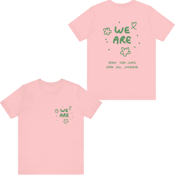 P1Harmony Merch We Are T-shirt Fashion Unisex Men Women Short Sleeve Casual Graphic Tee