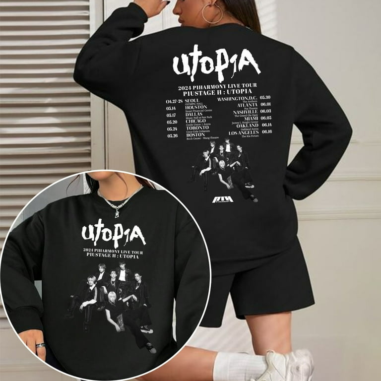 P1Harmony UTOP1A Tour Sweatshirt, 2024 P1Harmony LIVE TOUR P1Harmony UTOP1A Tour Sweatshirt, 2024 P1Harmony LIVE TOUR