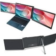 thumbnail image 1 of P2 Pro Laptop Screen Extender, 13.3" FHD 1080p IPS Display, Triple Portable Monitor for 13.3"-16.5" Laptops, Type-C/PD/TF Support, Plug and Play for Windows/Phone/Mac, 1 of 6