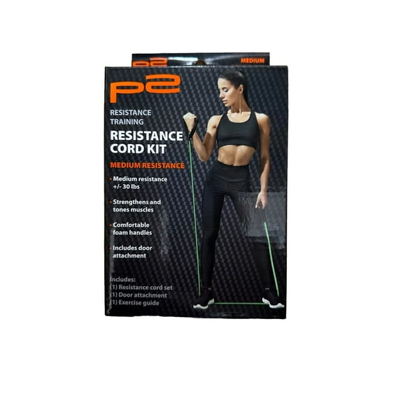 P2 Resistance Training Cord Kit Medium Resistance +/-30lbs New in Box