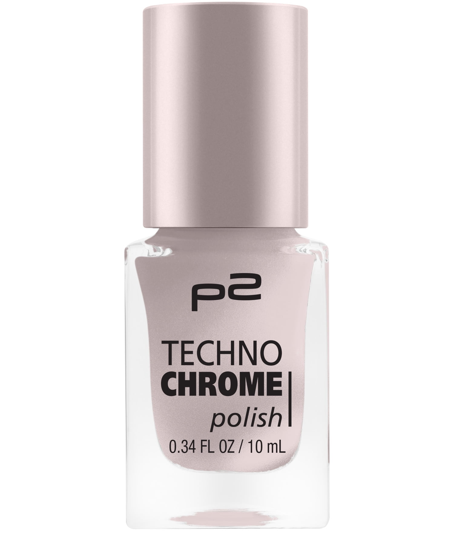 P2 Techno Chrome Nail Polish Frozen Rose