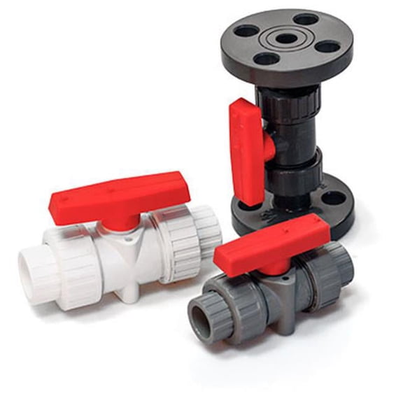 P200U 4 4 in. PVC True Union Ball Valves with Schedule 80