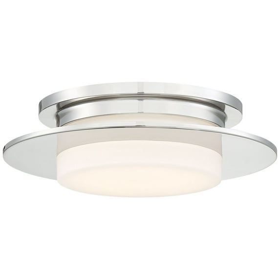 P2016-613-L-George Kovacs Lighting-Press-24W 1 LED Flush Mount-14 Inches Wide by 4 Inches Tall