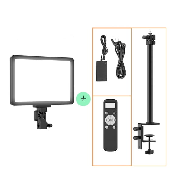 P25 LED Panel Light Dimmable 2800K-8000K Fill Lamp Photography Lighting For Live Stream Photo Studio Video Zoom Meetings ,Easy to Use
