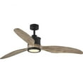 thumbnail image 1 of P250002-143-30-Progress Lighting-Farris - Wide - Ceiling Fan - 1 Light - Handheld Remote in Modern style - 60 Inches wide by 15.5 Inches high-Graphite, 1 of 16