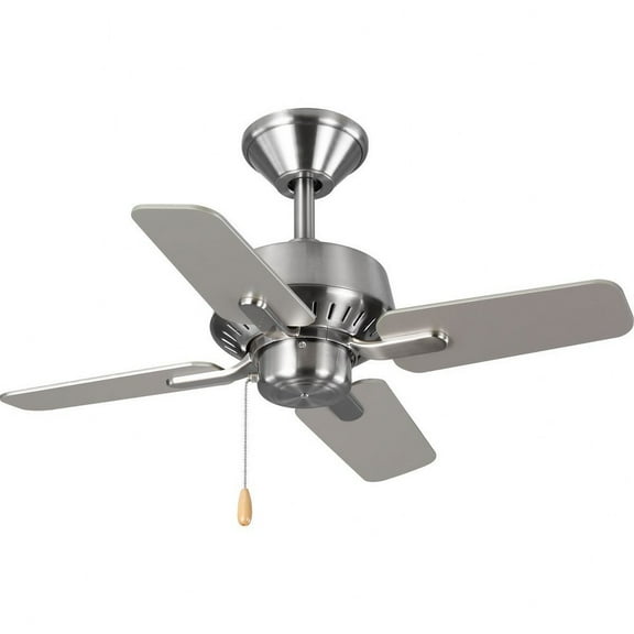 P250008-009-Progress Lighting-Drift - Wide - Ceiling Fan in New Traditional style - 32 Inches wide by 14.38 Inches high-Brushed Nickel Finish