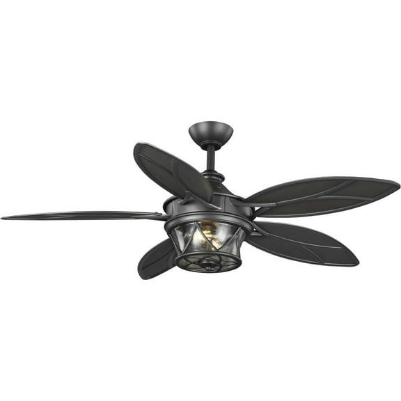 P250034-171-WB-Progress Lighting-Alfresco - Wide - Ceiling Fan - 2 Light - Handheld Remote - Damp Rated in Coastal style - 54 Inches wide by 19.25
