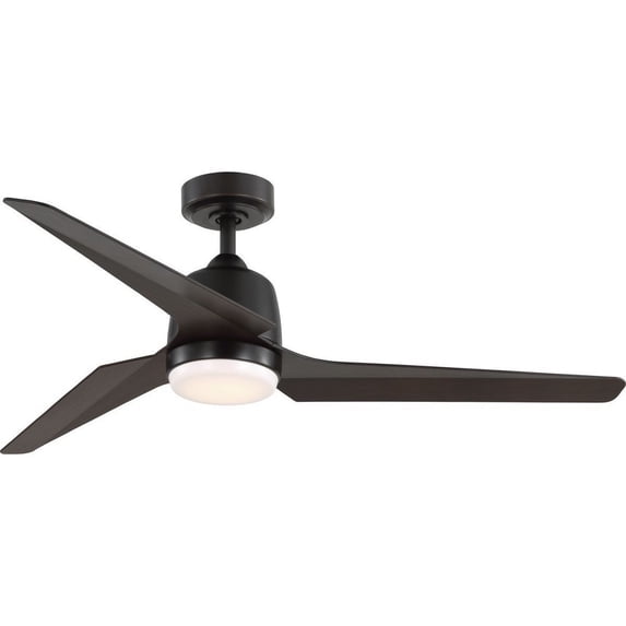 P250094-020-30-Progress Lighting-Upshur - 3 Blade Ceiling Fan with Light Kit-13.7 Inches Tall and 52 Inches Wide-Antique Bronze Finish