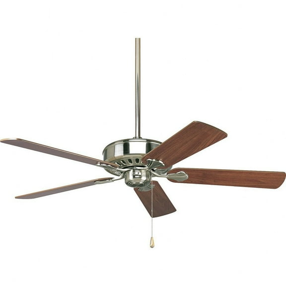 P2503-09-Progress Lighting-AirPro - Wide - Ceiling Fan in Transitional style - 52 Inches wide by 15.25 Inches high-Brushed Nickel Finish