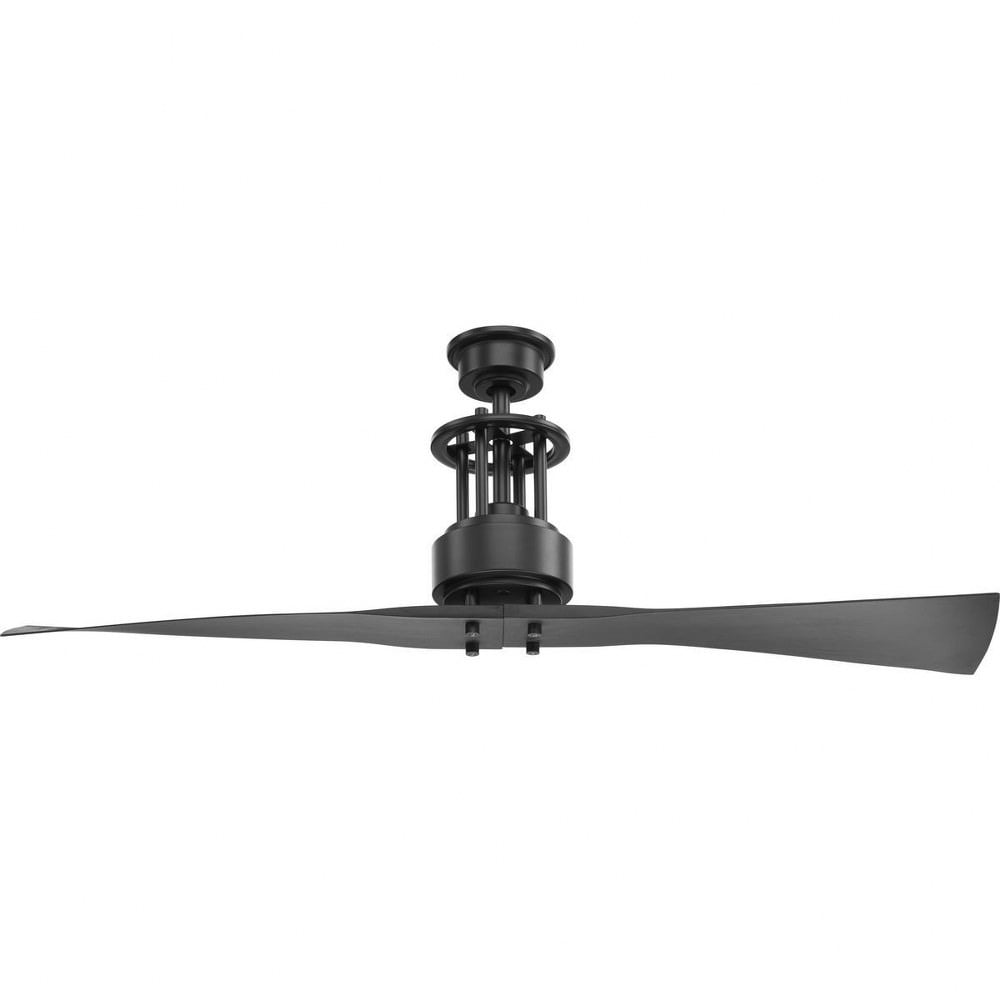 Graphite 56" Two-Blade Ceiling Fan with Remote