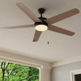 thumbnail image 1 of P2574-8030K-Progress Lighting-Whirl - Wide - Ceiling Fan - 1 Light - Damp Rated in Transitional style - 60 Inches wide by 15.88 Inches high-Forged, 1 of 13