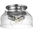 thumbnail image 1 of Springer Collection Antique Nickel Clear Glass Light Kit, 1 of 6