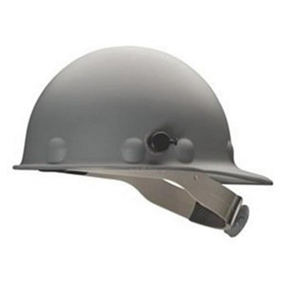 P2A Hard Hat Gray Swingstrap With Quicklok