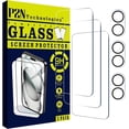 thumbnail image 1 of P2N Screen Protector & Camera Lens for iPhone 16 (6.1 inch) – 9H Tempered Glass, Case-Friendly, HD Clarity, Scratch Resistant, Anti-Fingerprint, Bubble-Free Install (3+3 Pack), 1 of 6
