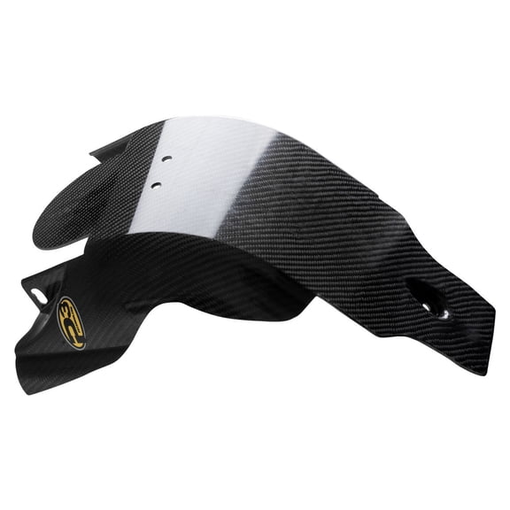 P3 Carbon 301078-BLK Carbon Enduro Skid Plate Black
