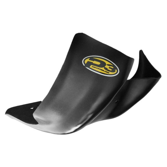 P3 Carbon MotoFlex Skid Plate Black