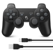 Wireless Controller Compatible with P3, Rechargable Remote Control Gamepad with Charging Cable for P3/PC